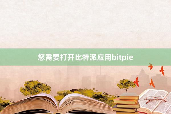 您需要打开比特派应用bitpie