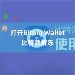 打开Bitpie Wallet比特派解冻