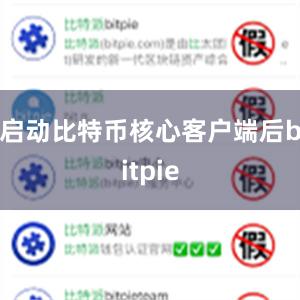 启动比特币核心客户端后bitpie