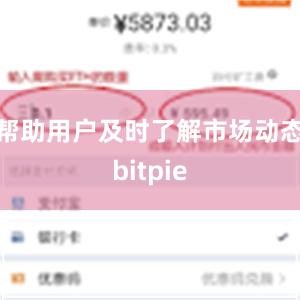 帮助用户及时了解市场动态bitpie